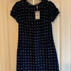 Sail to Sable tweed dress